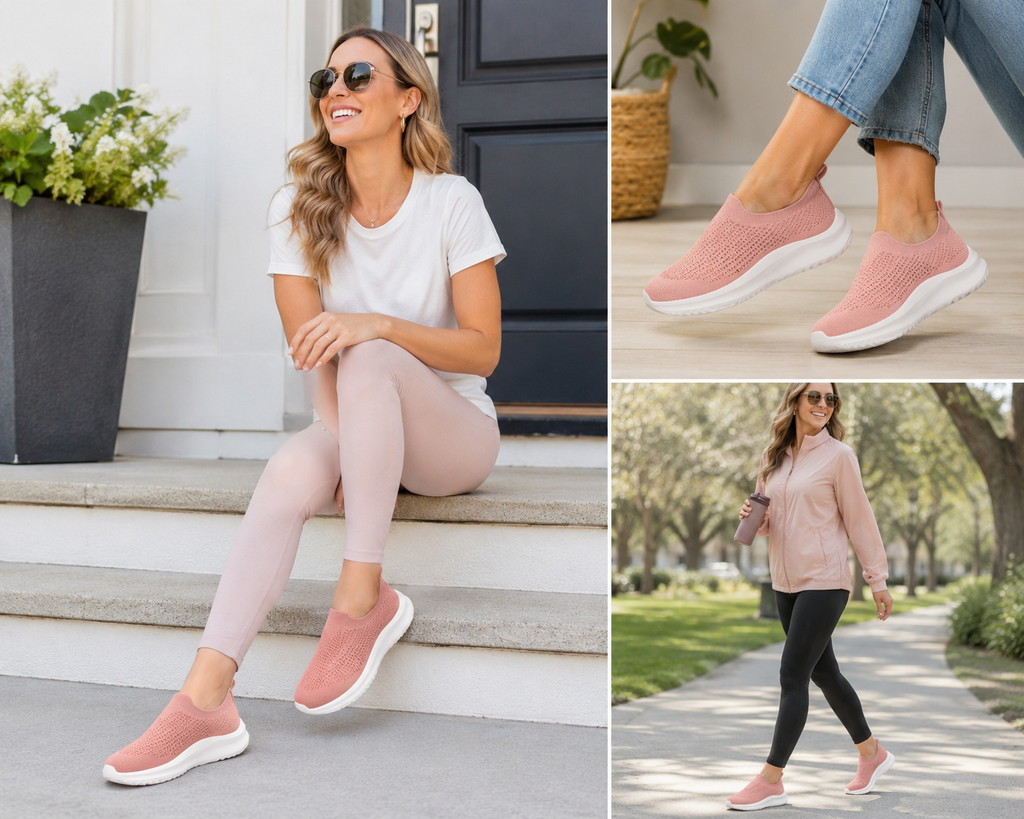 Walk on Clouds All Day – Solevana Breathable Knit Sneakers 👟