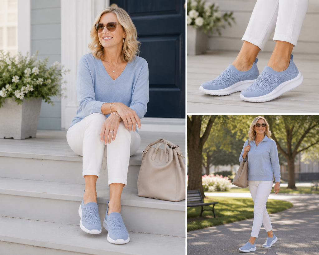 Walk on Clouds All Day – Solevana Breathable Knit Sneakers 👟