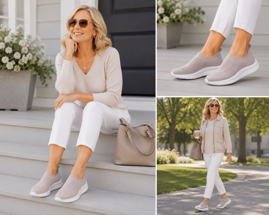 Walk on Clouds All Day – Solevana Breathable Knit Sneakers 👟